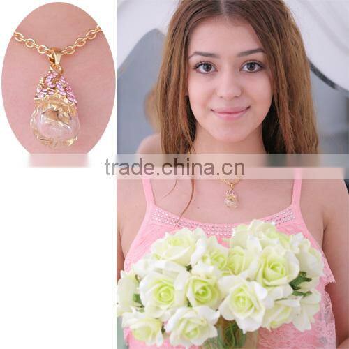 Fashion Enjoyment Jewelry Pendant Glass Perfume bottle jewelry