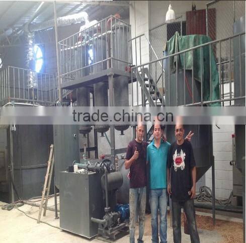 vertical type engine oil waste oil recycling plant for diesel