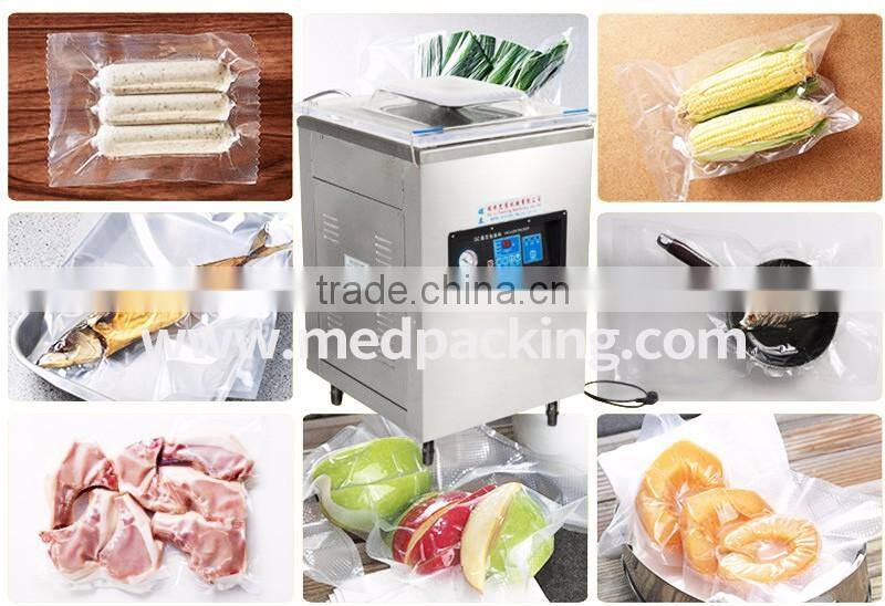 DZ-500-2D single chamber vacuum packaging machine for food