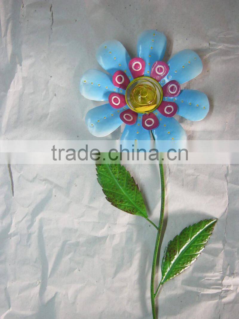 garden decoration flower stakes decorative flower stake metal flower stake flower garden decoration stake flower pick