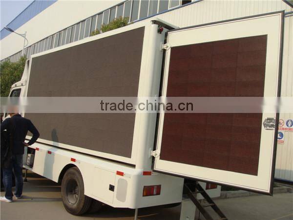 forland 2 sides of mobile led screen truck with stage for sale