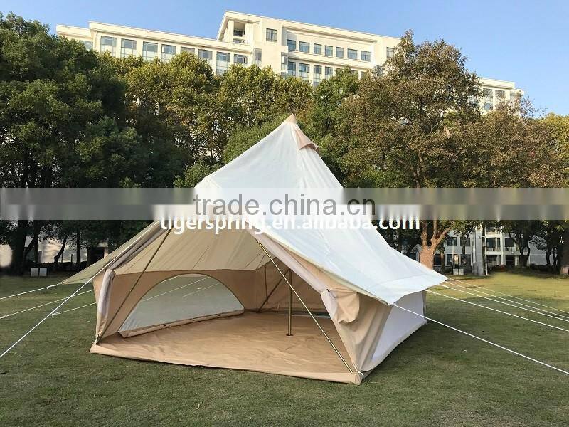 100% Cotton Canvas Camping Bell Tent 5m Sibley Tent