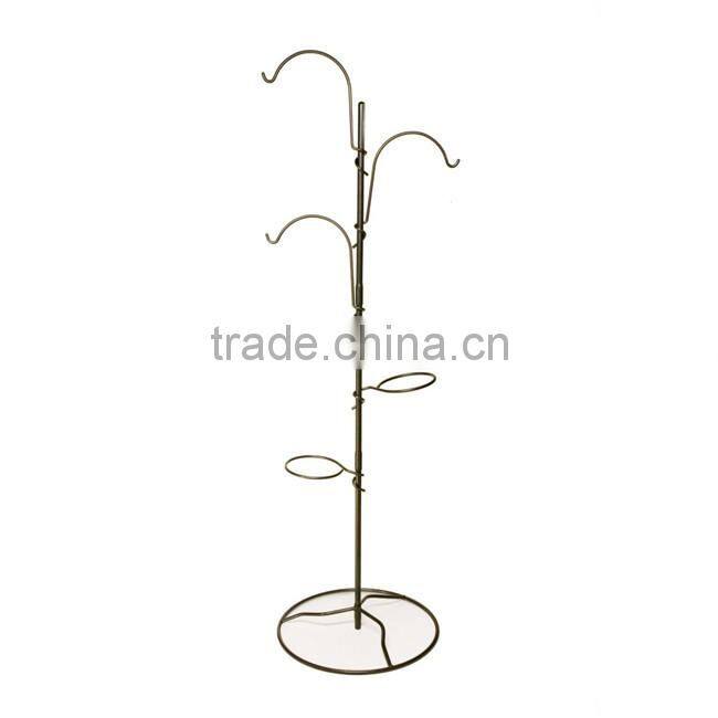 Outdoor Indoor Yard Metal Flower Stand Tree Hanging Butler Garden System