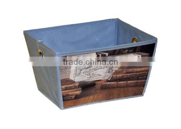 OEM Front PP Printing Non Woven Storage Bins