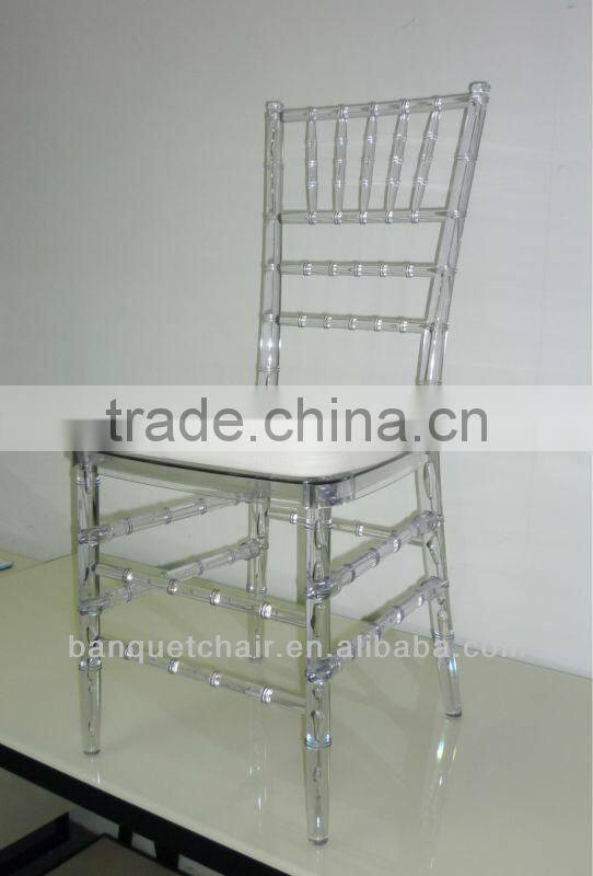 China Wholesale Transparent crystal Chiavari Chair