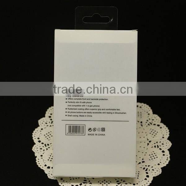 Good design fashional PVC packaging box for phone case, Custom logo PVC packaging box