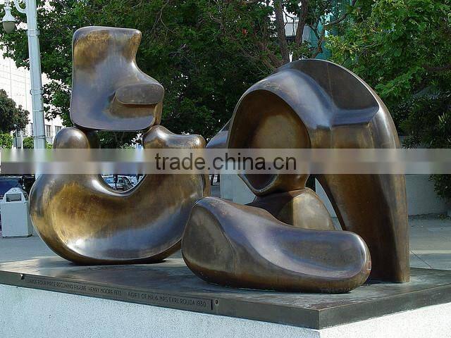 Larger Outdoor bronze abstract art sculpture