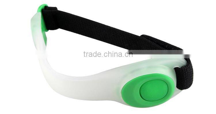 Custom color wholesale personalized TPU flashing reflective led armband
