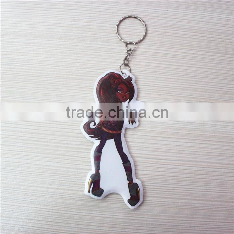 Custom Palm Shaped PVC With Sponge Keychain