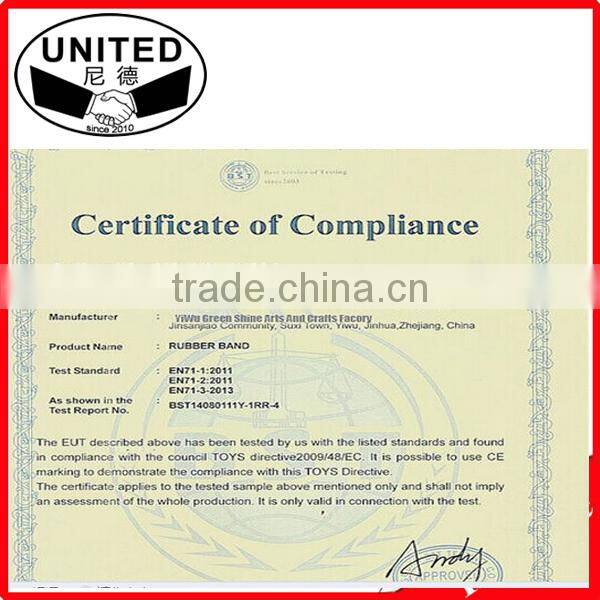 creative kids gift eco-friendly rubber DIY loom bracelet