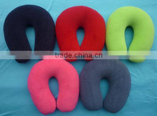 High quality U shape neck pillow with button to fix