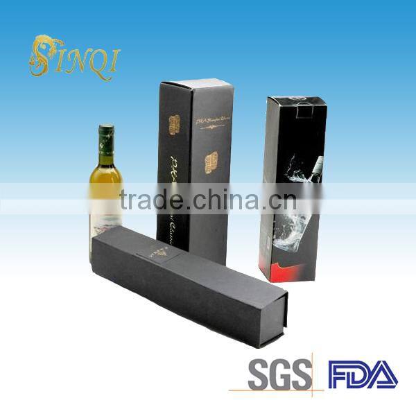 2013 new luxury quality decorative paper wine box
