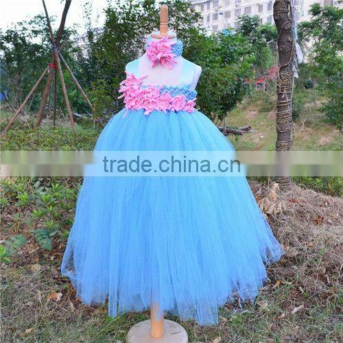 Smocked girls dresses baby girl ball gowns baby birthday dress wholesale smocked dresses