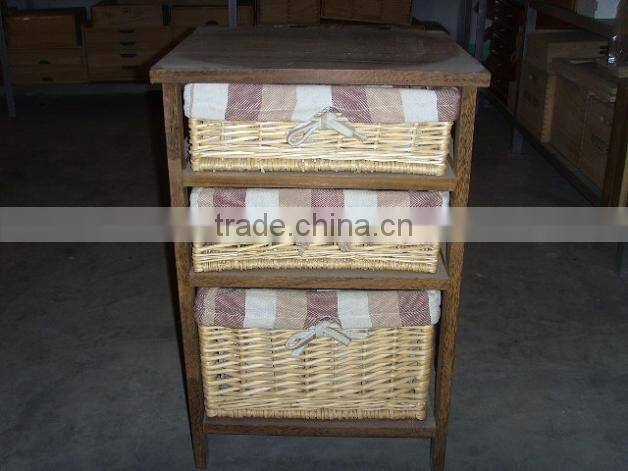 Wicker cabinet design