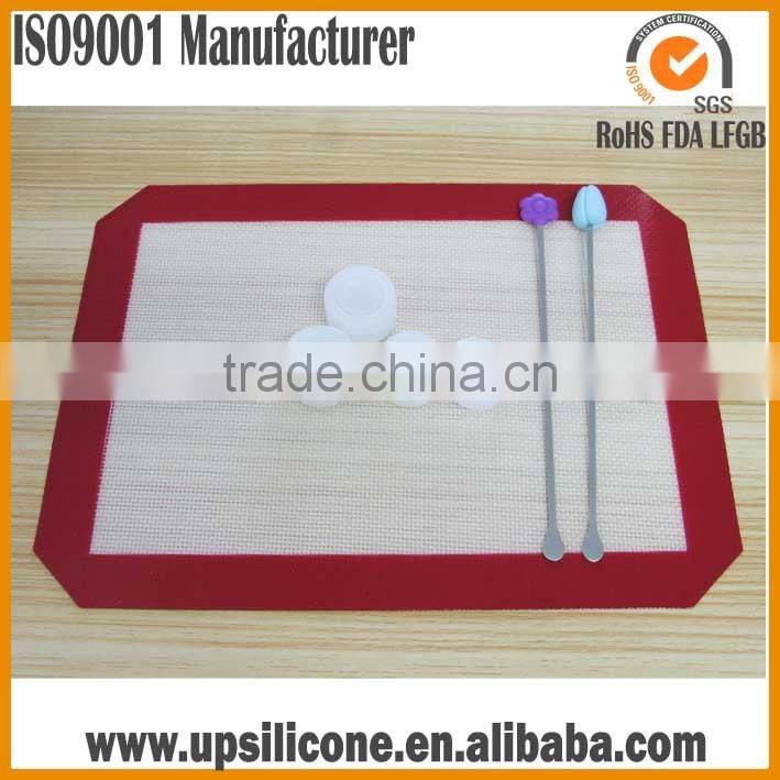 grade non-stick silicone mat oil slick bho wax concentrate pads silicone wax pads