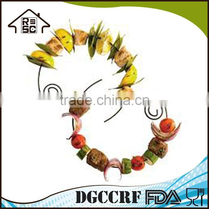 High Production Plate Set of 4 Skewer For Plate BBQ Grill Plate