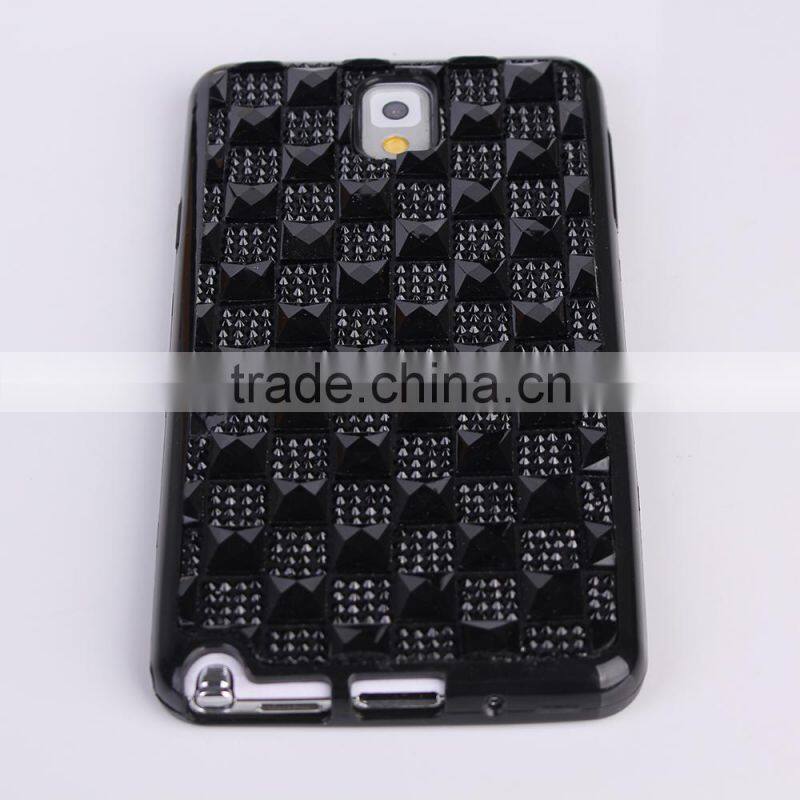 Luxury diamond stone phone case for Samsung NOTE 3