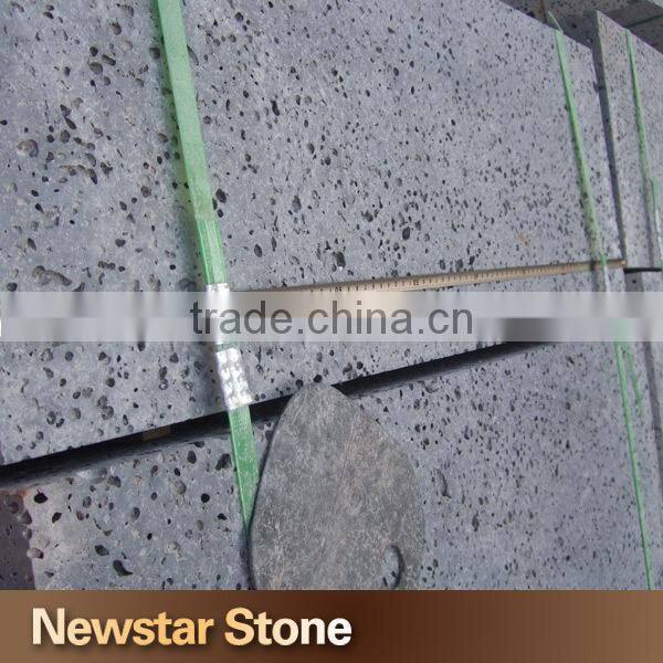 Sawn cut lava stone black lava rock price