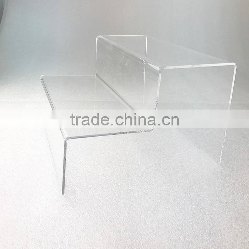 Supply all kinds of sizes Acrylic shoes display riser shelf