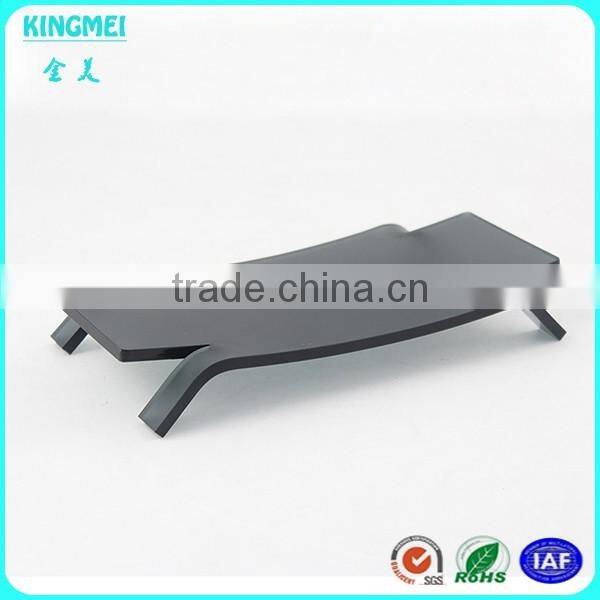Kingmei OEM Thickened rectangle tabletop acrylic towel tray