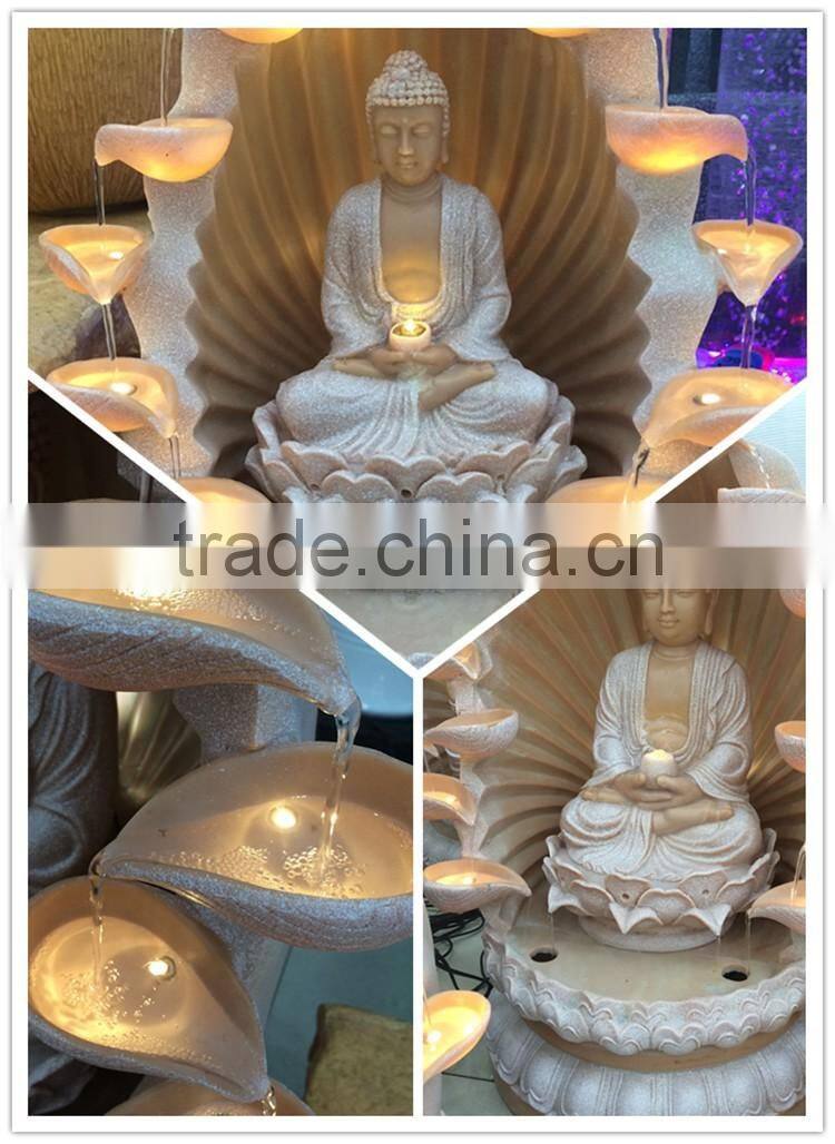 wholesale new feng shui resin products buddha water founatins