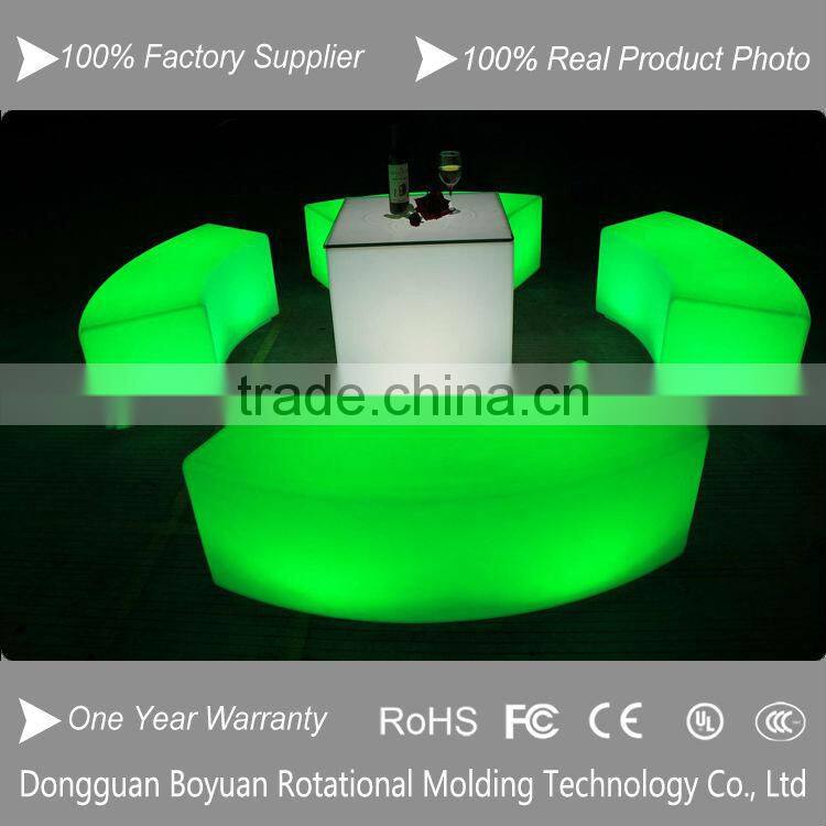 rechargeable color changing LED stool/led bar counter