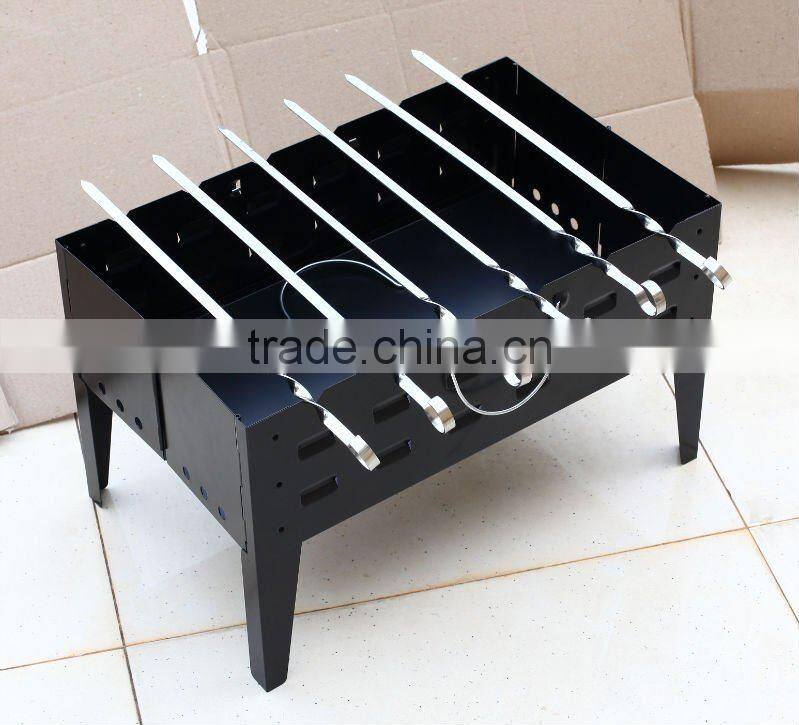 Folding barbecue tool
