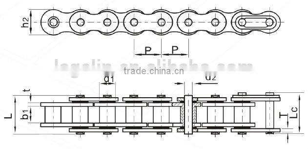 stainless steel motorcycle driving O-ring chain