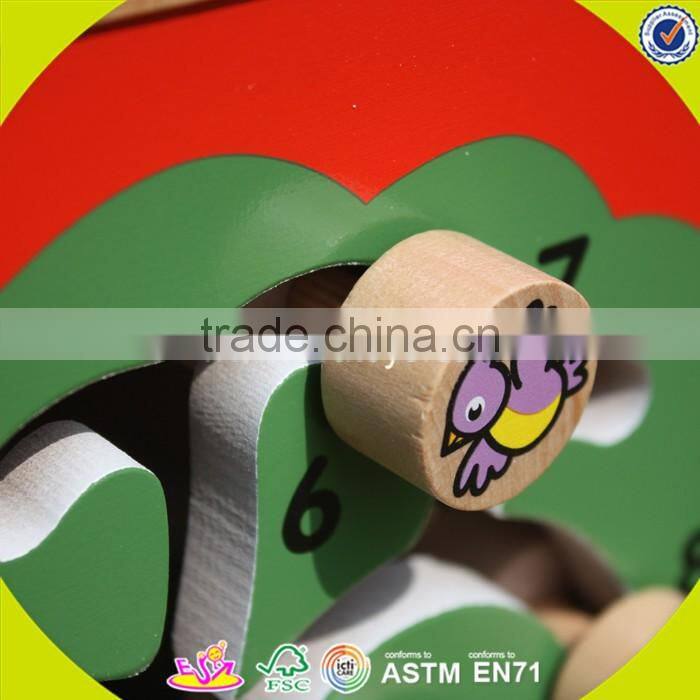 2017 wholesale baby wooden abacus beads funny kids wooden abacus beads sale children wooden abacus beads W12D047