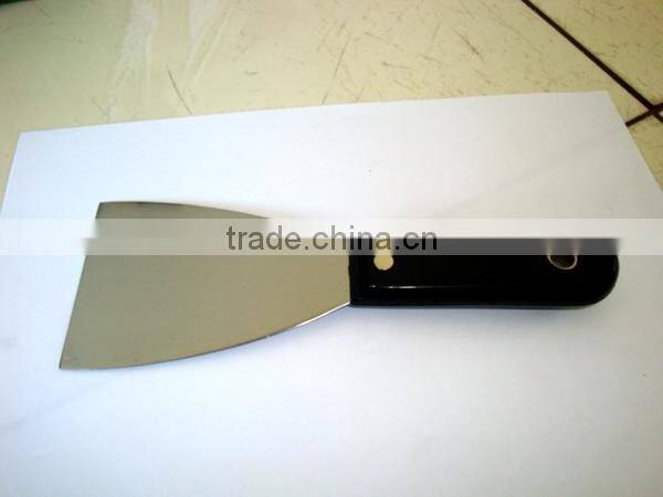 125mm stainless steel putty knife with plastic handle