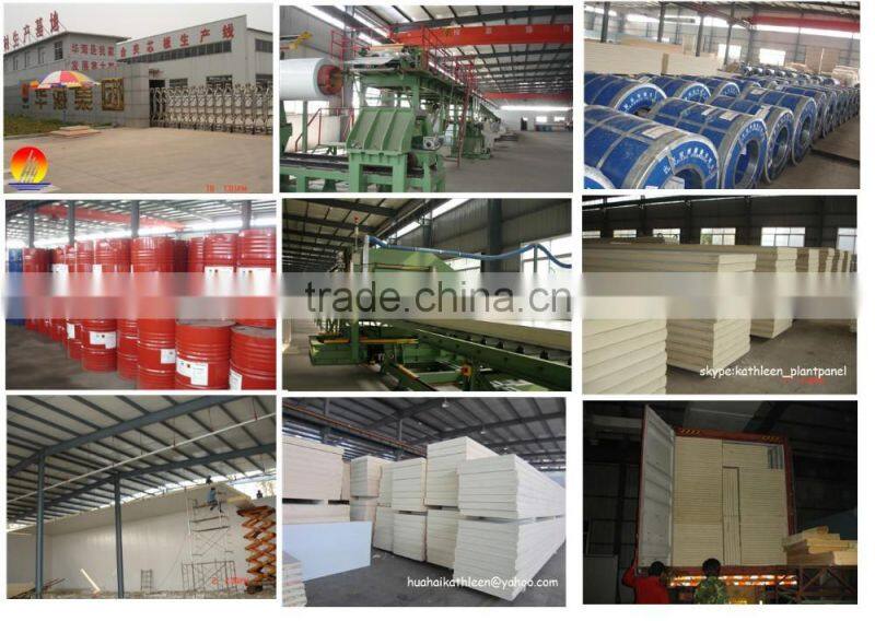 PU/polyurethane Cold Room insulation Panel manufacturer