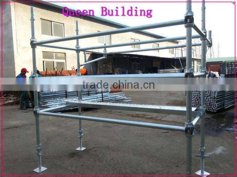Galvanized Cuplock Scaffolding For Construction/Decoration/Bridge Building