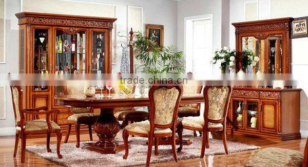 2013 year lastest design MDF classical European dinning room furniture
