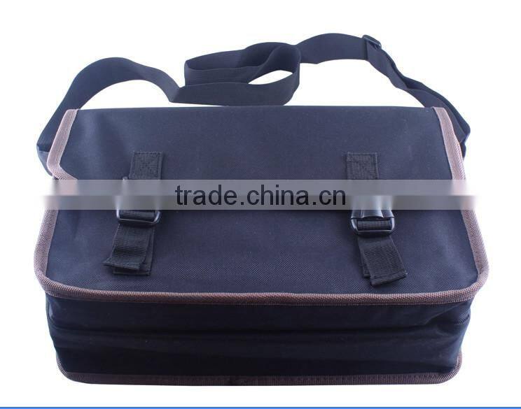 Multi-function large capacity electrician tool messenger bag
