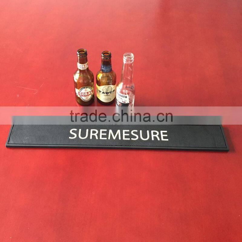 factory price 3D logo printed pvc bar mat