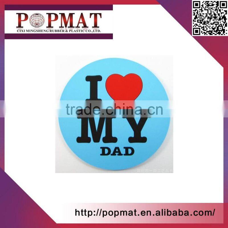 Low cost soft pvc/ rubber/ silicone coaster