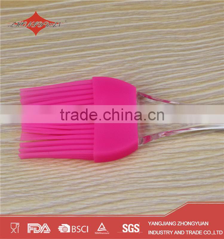 High quality translucent cucurbit shape handle silicone brush