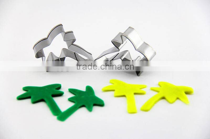 Kasun novelty coconut tree metal cookie cutter set plant range