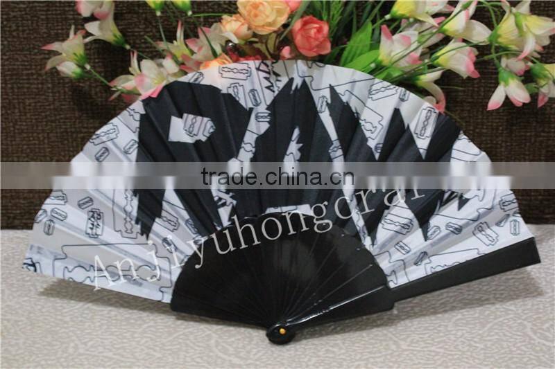 Customise Printing Folding Plastic Fan as promotional Gift