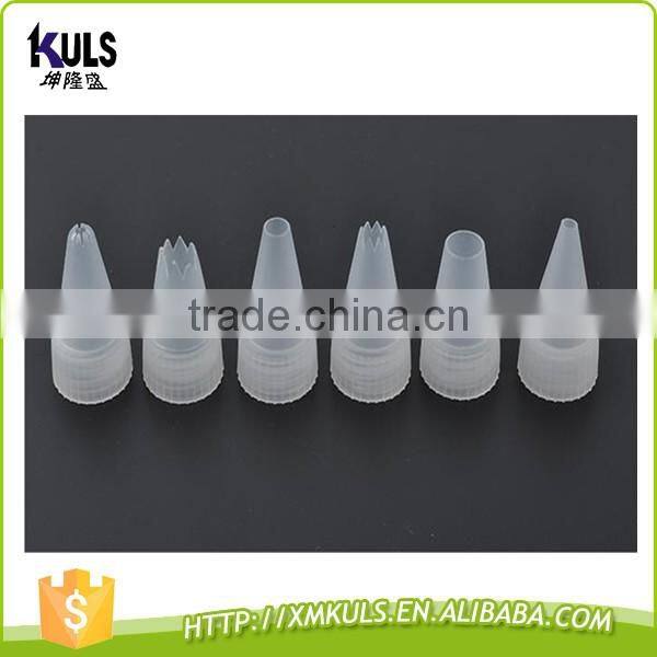 6-function silicone cake cream squeezer cake decorating tools set