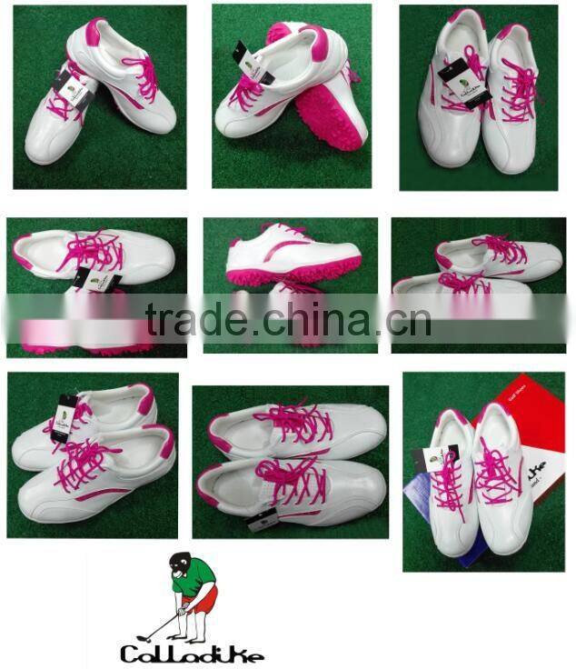 Leather Material Golf Shoes