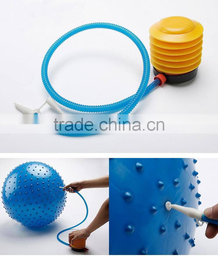 Wholesale ECO anti-slip anti burst PVC massage ball Yoga ball For Fitness