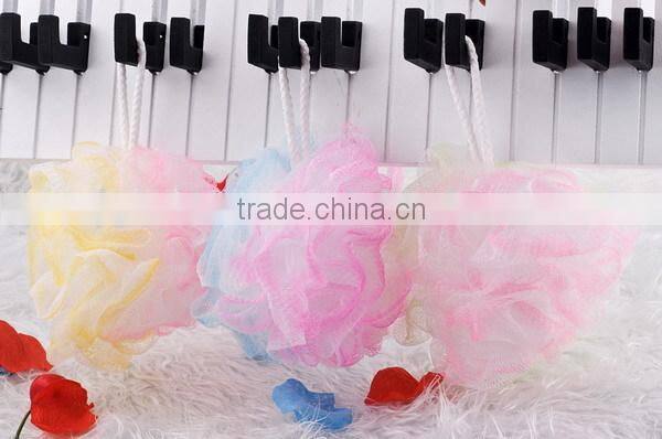 Nylon Made Scrub Mesh Net Bath Ball Cleaning Tool Soft Exfoliate Puff Sponge