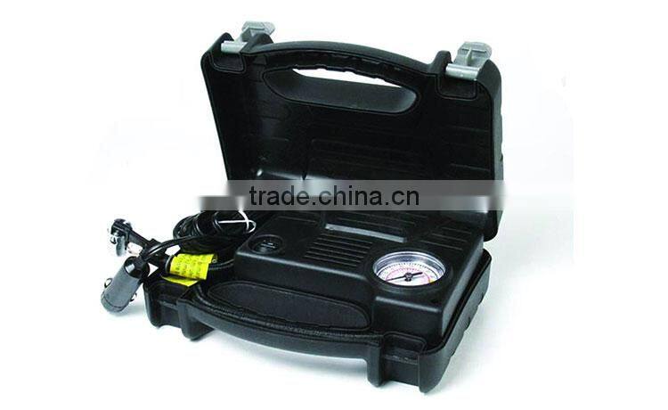 High performance portable Rechargeable 12V Car mini air compressor adapter