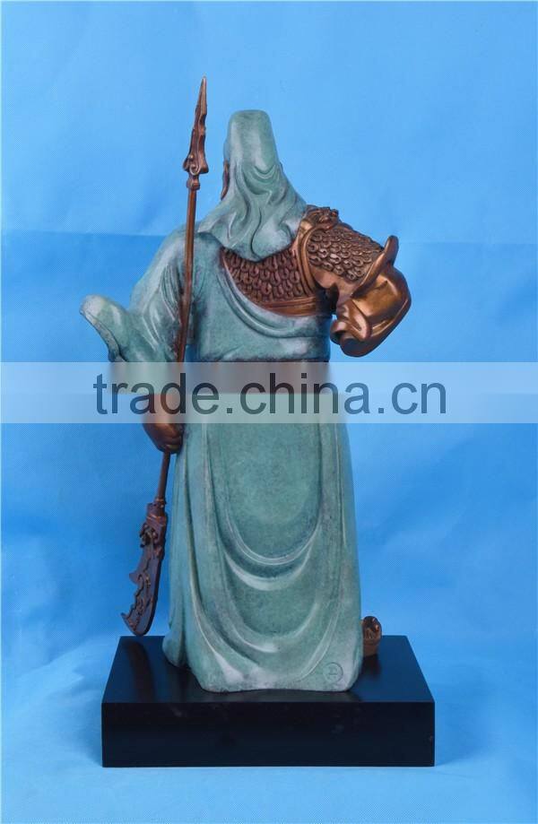 China Bronze artwork/Bronze Decoration/Guan Yu/China style bronze/Bronze sculpture