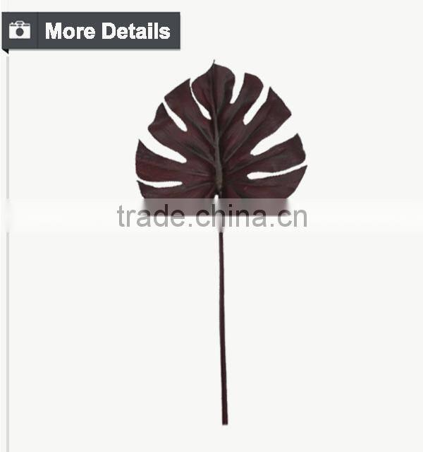 New arrival 2016 hot sales artificial monstera leaves making