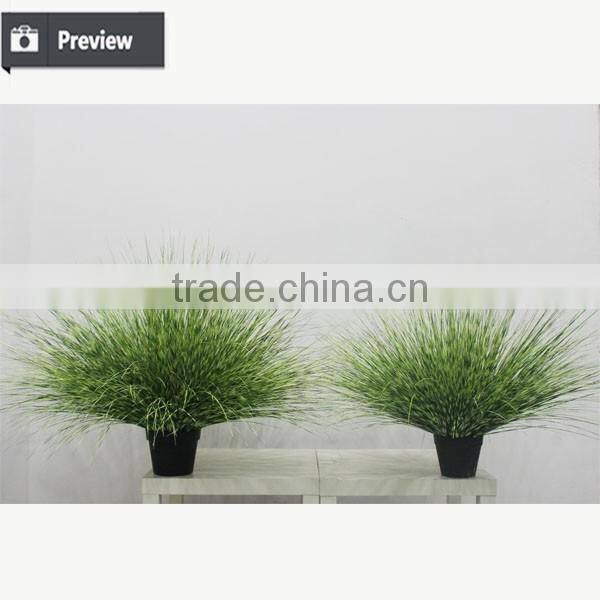 Artificial Potted Grass Synthetic Onion Grass in Pot Weed Grass Pots Plant