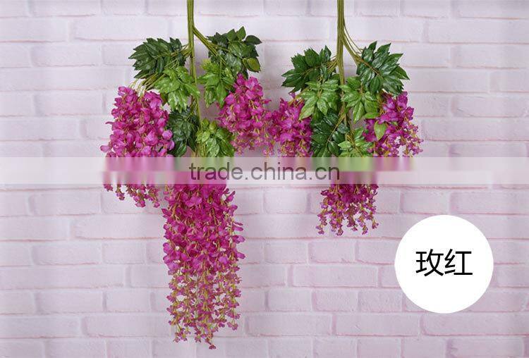 artificial fake hanging vine garland for home decoration