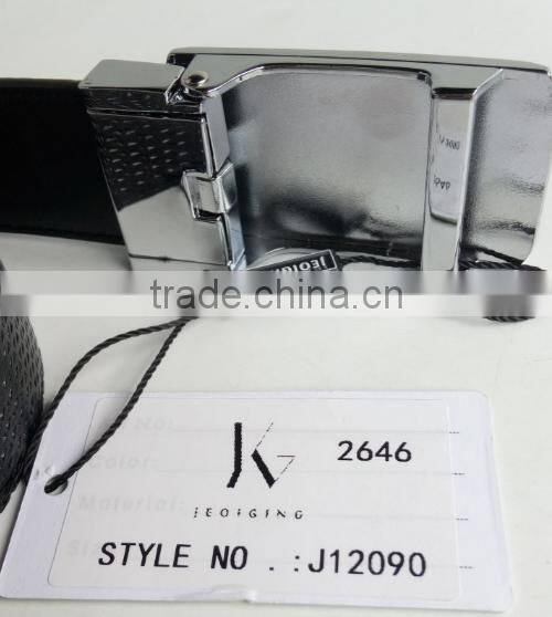 J12090 Auto-lock Buckle Belt Fashion Man's Dress Belt Business Style Belt