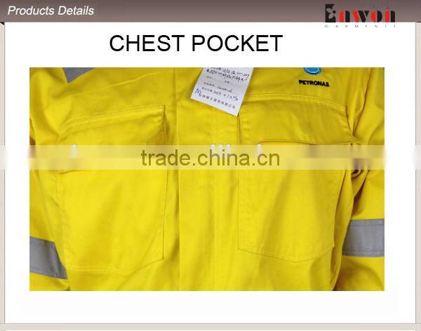 Yellow Coveralls With Reflector